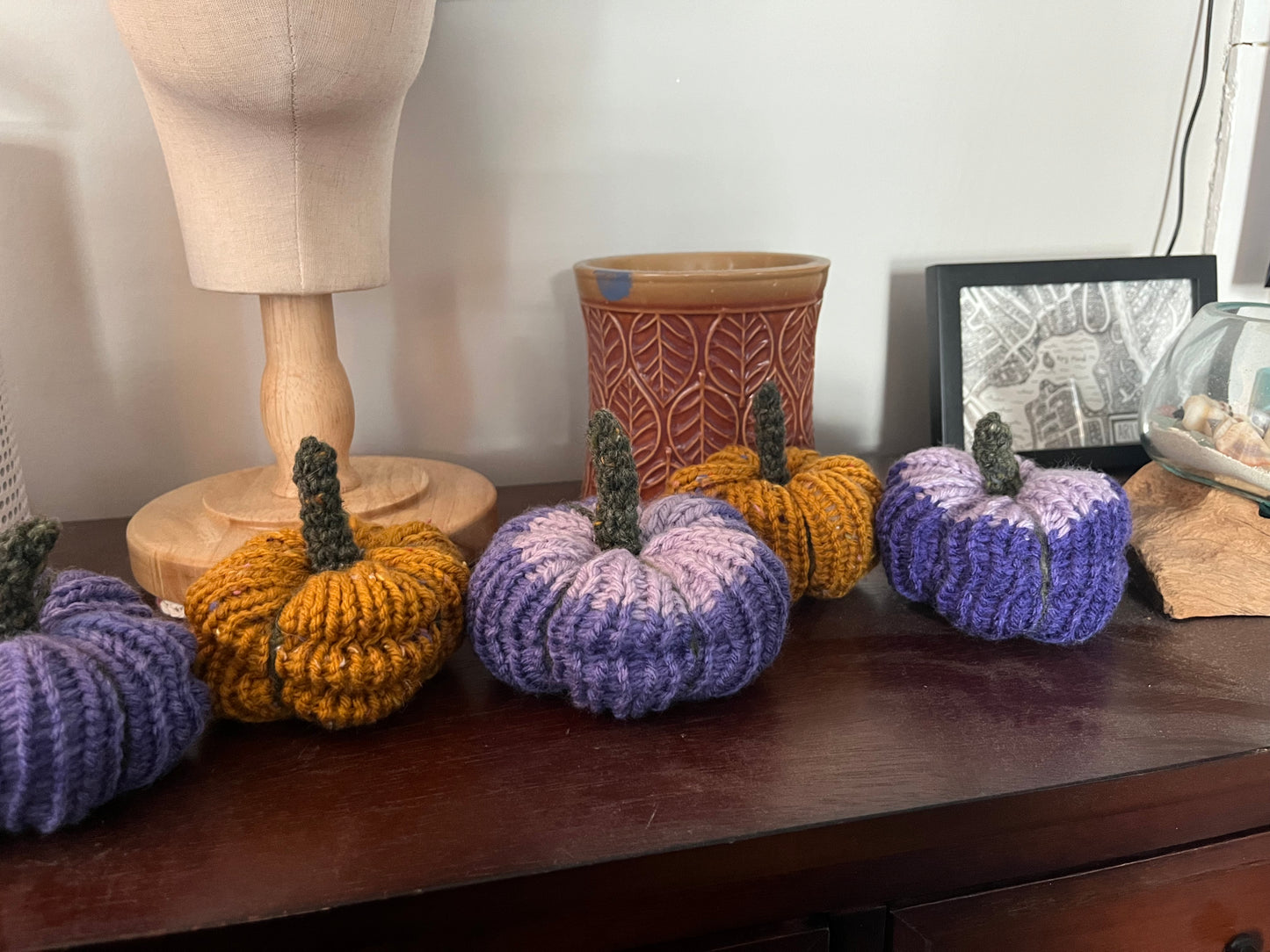 Knitted Pumpkin - Small