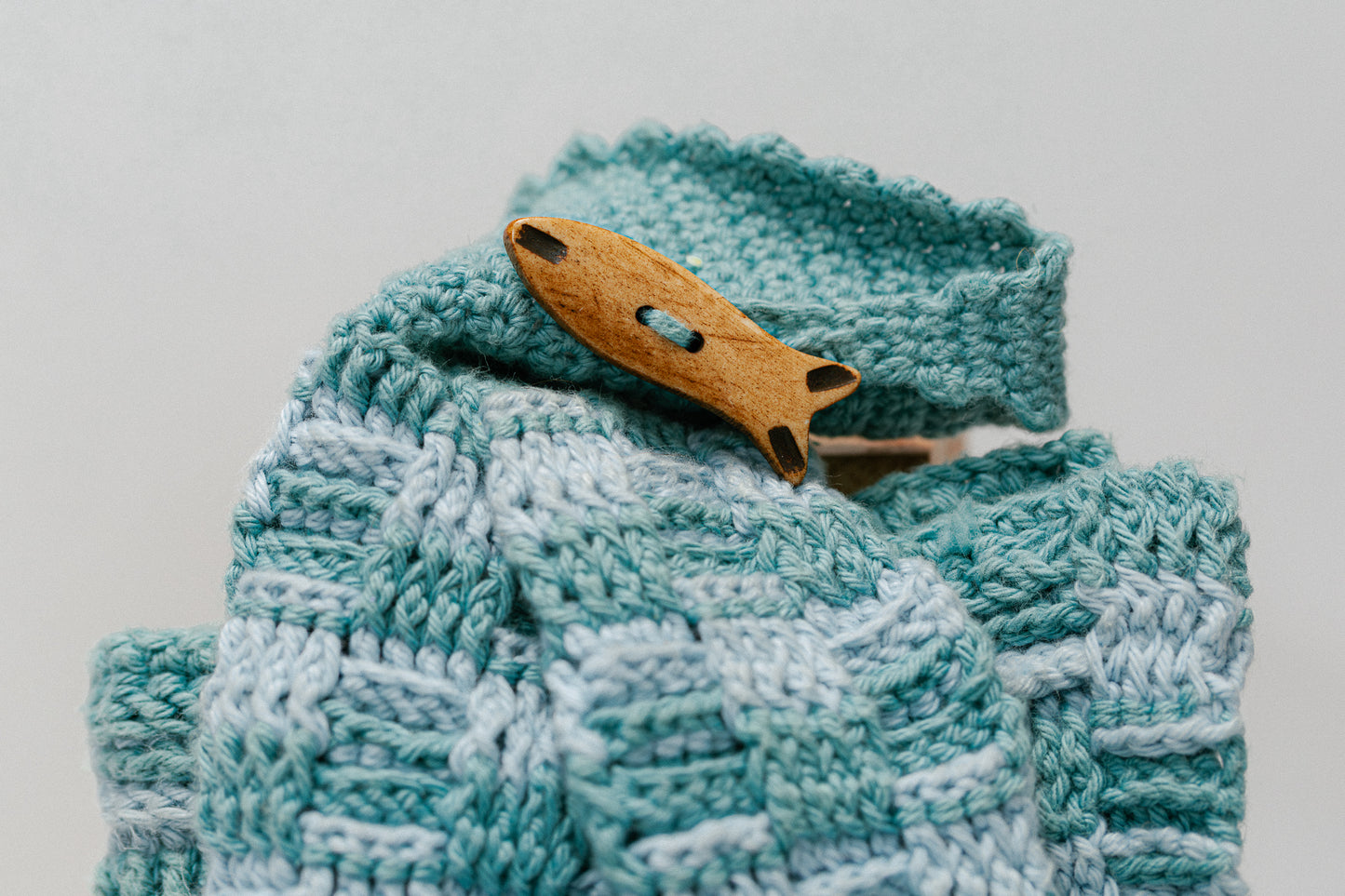 Ocean Tide Kitchen Towel - Intermediate PDF Crochet Pattern